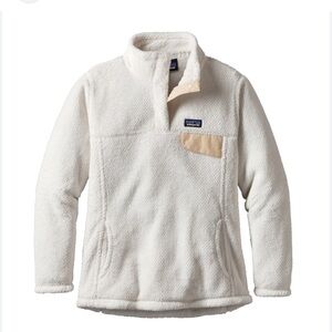 Patagonia Re-Tool Snap-T Pullover with Tan Pocket Trim size Medium